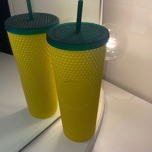 Limited edition HAWAII pineapple Starbucks cup 24oz iced